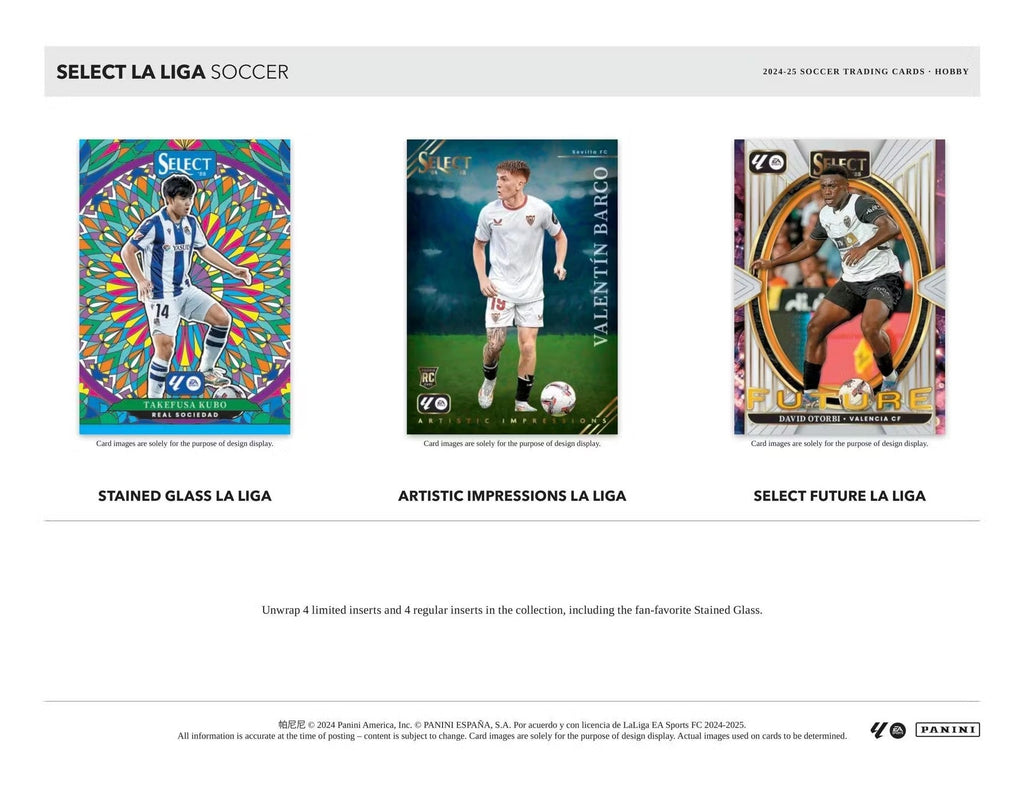 2024-25 Panini Select Soccer La Liga Hobby Trading Cards