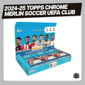 2024-25 Topps Chrome Merlin Soccer UEFA Club Competition Hobby Trading Cards LV