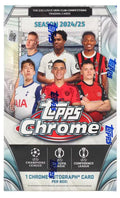 2024-25 Topps Chrome UEFA Club Competitions Soccer Hobby Trading Cards