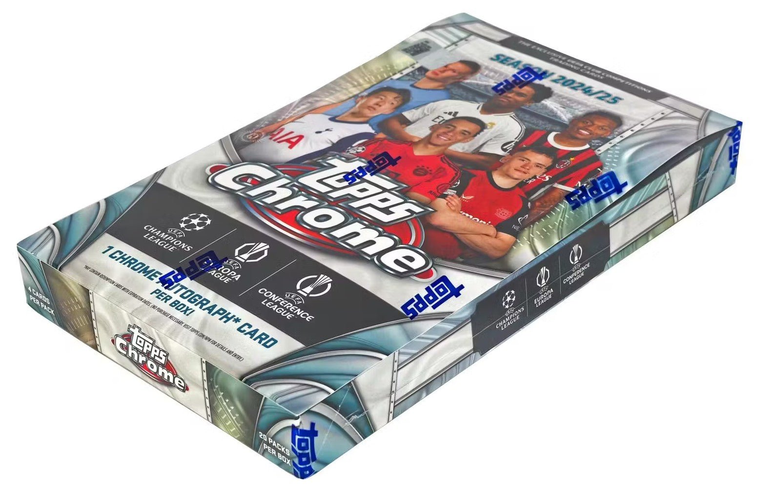 2024-25 Topps Chrome UEFA Club Competitions Soccer Hobby Trading Cards
