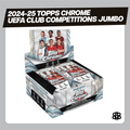 2024-25 Topps Chrome UEFA Club Competitions Soccer Jumbo Trading Cards LV