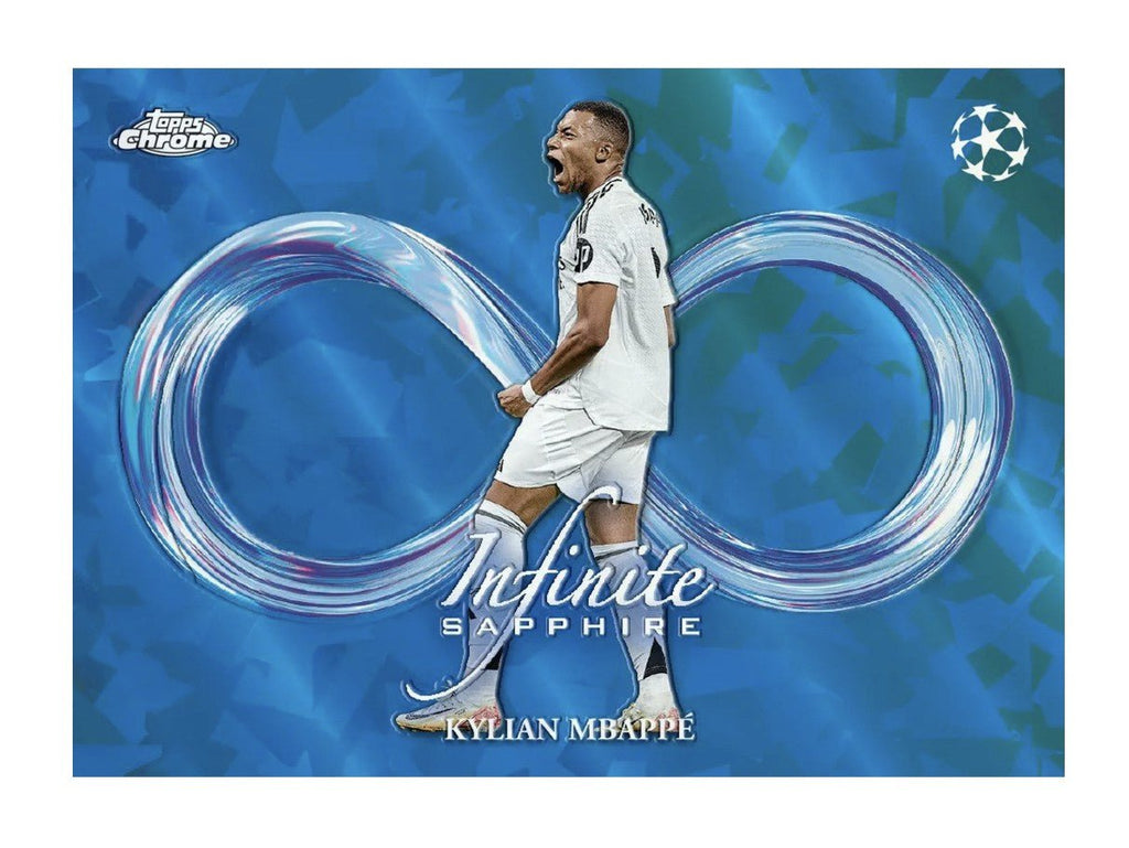 2024-25 Topps Chrome UEFA Club Competitions Soccer Sapphire Edition Trading Cards
