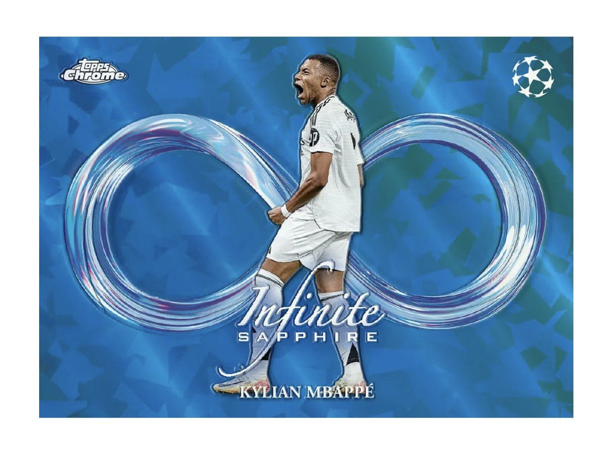 2024-25 Topps Chrome UEFA Club Competitions Soccer Sapphire Edition Trading Cards