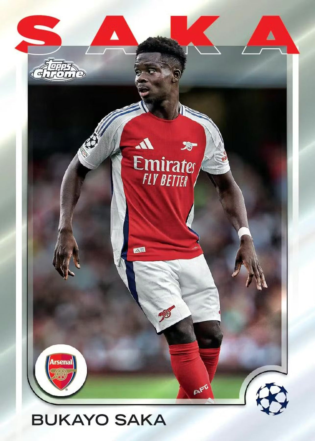 2024-25 Topps Chrome UEFA Club Competitions Soccer Blaster Trading Cards