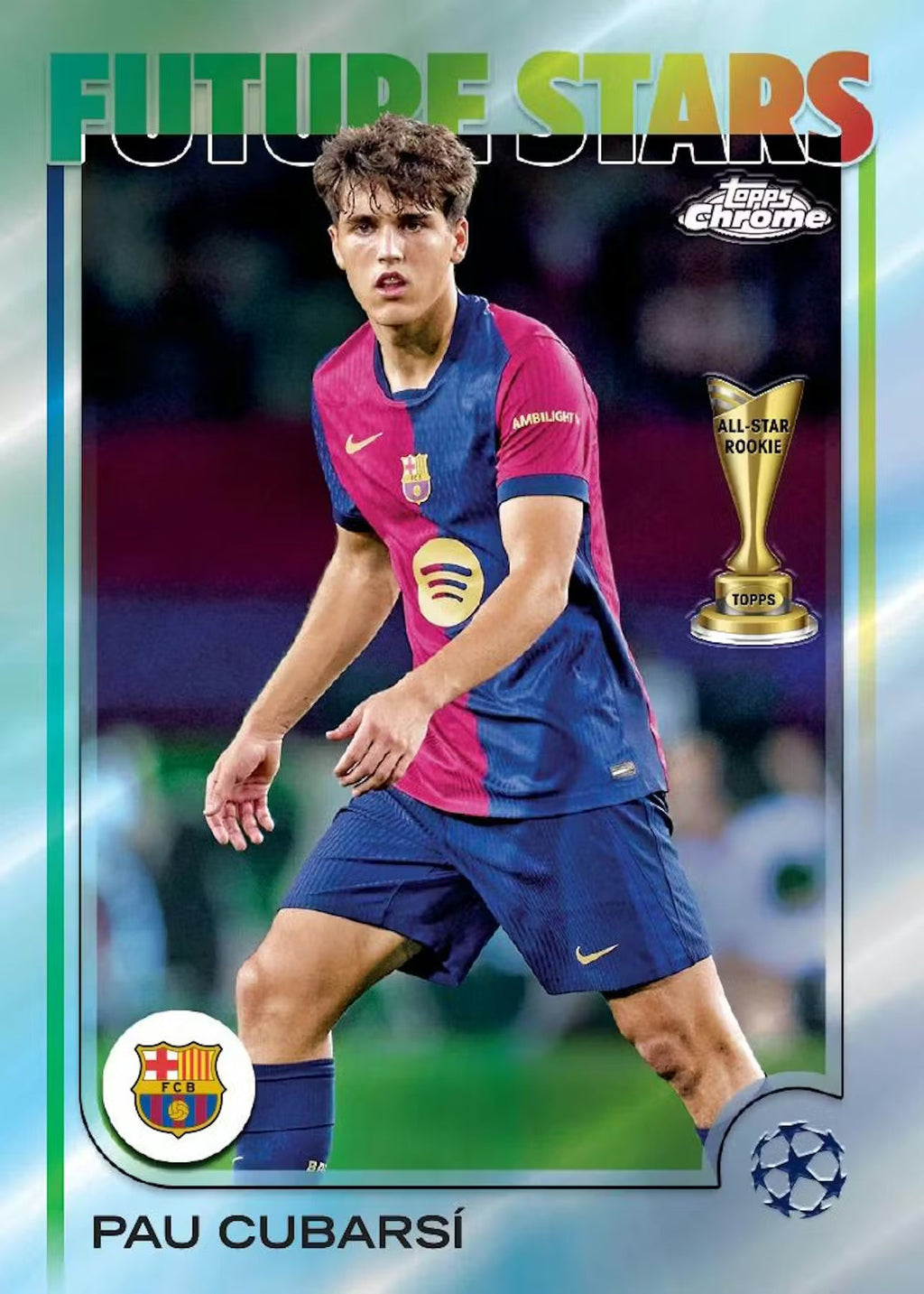 2024-25 Topps Chrome UEFA Club Competitions Soccer Blaster Trading Cards