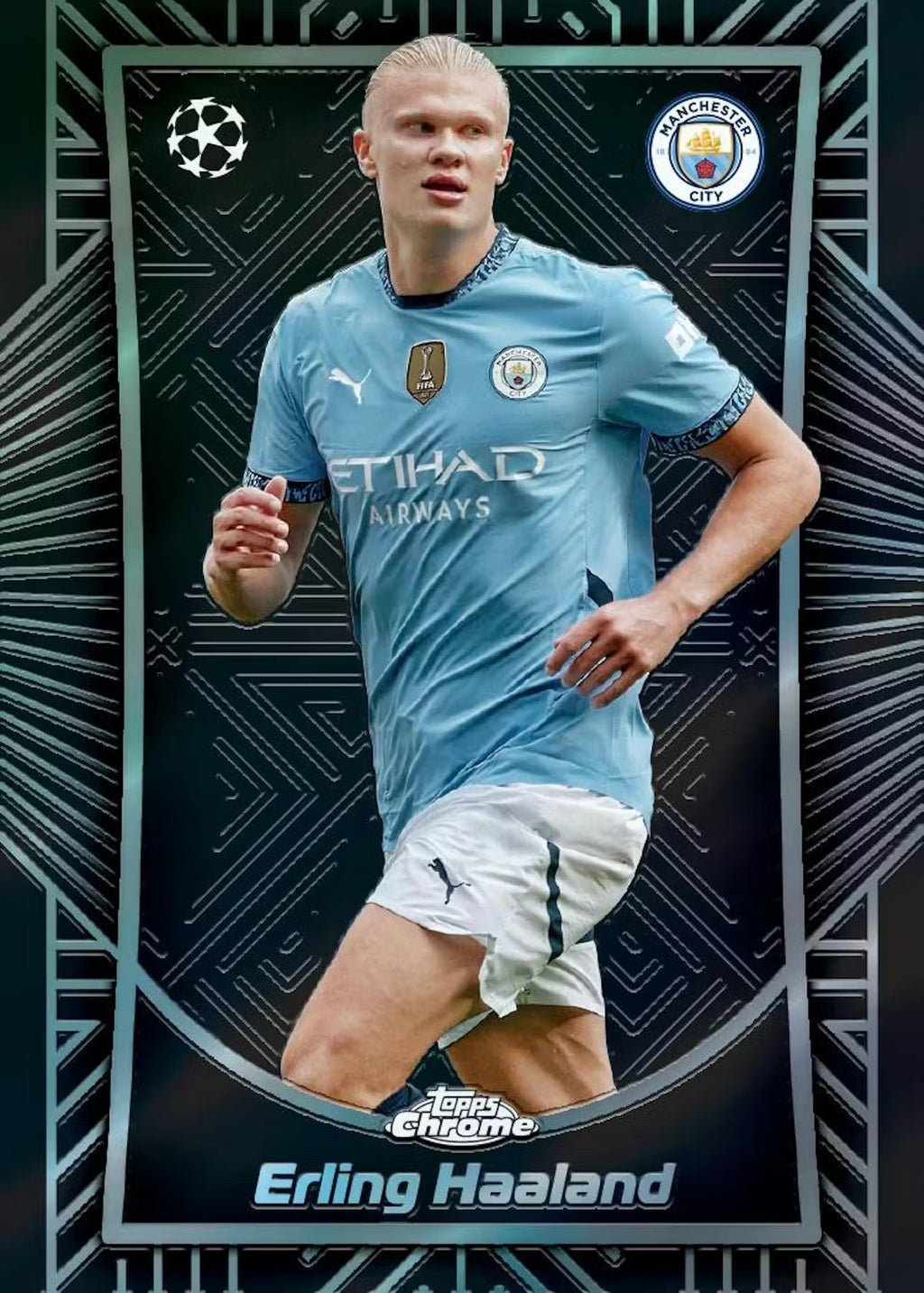 2024-25 Topps Chrome UEFA Club Competitions Soccer Blaster Trading Cards