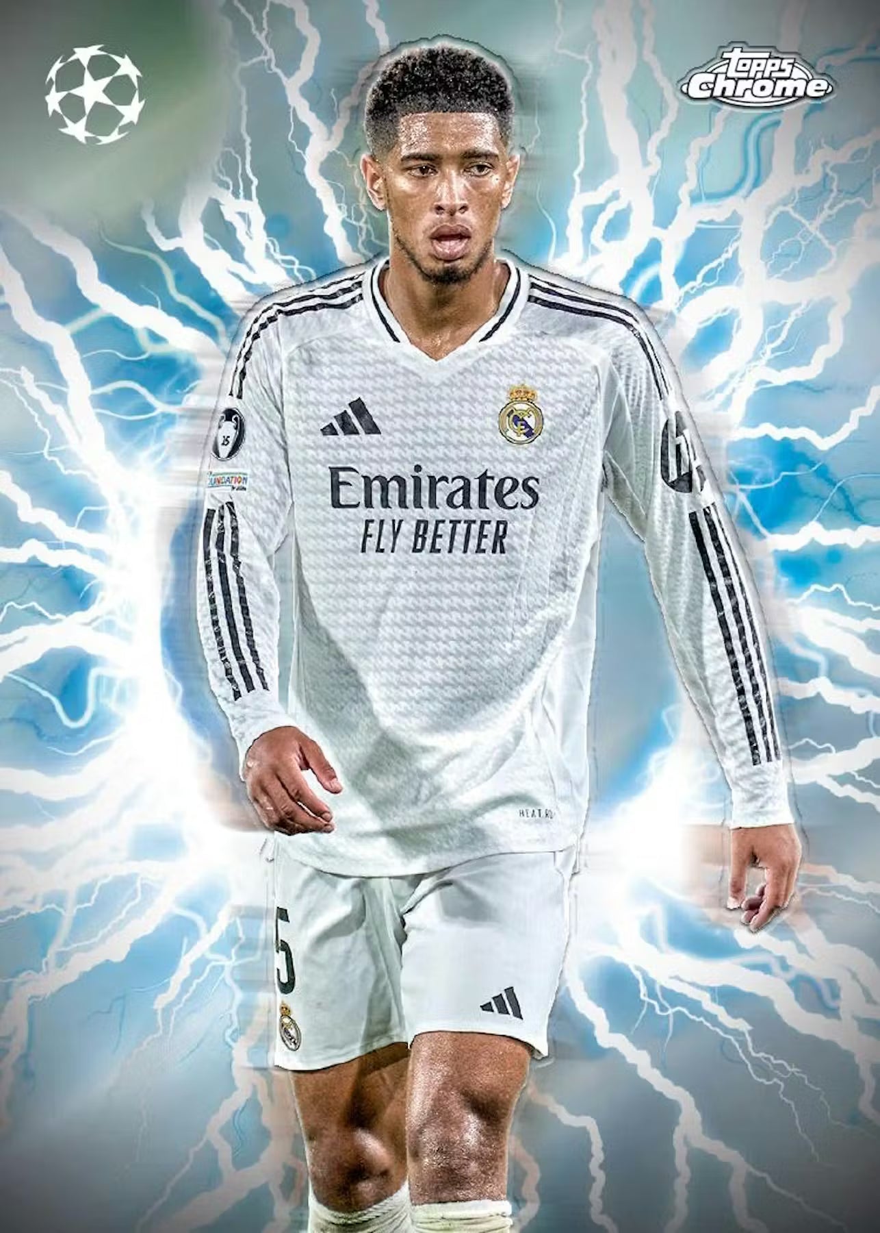 2024-25 Topps Chrome UEFA Club Competitions Soccer Blaster Trading Cards