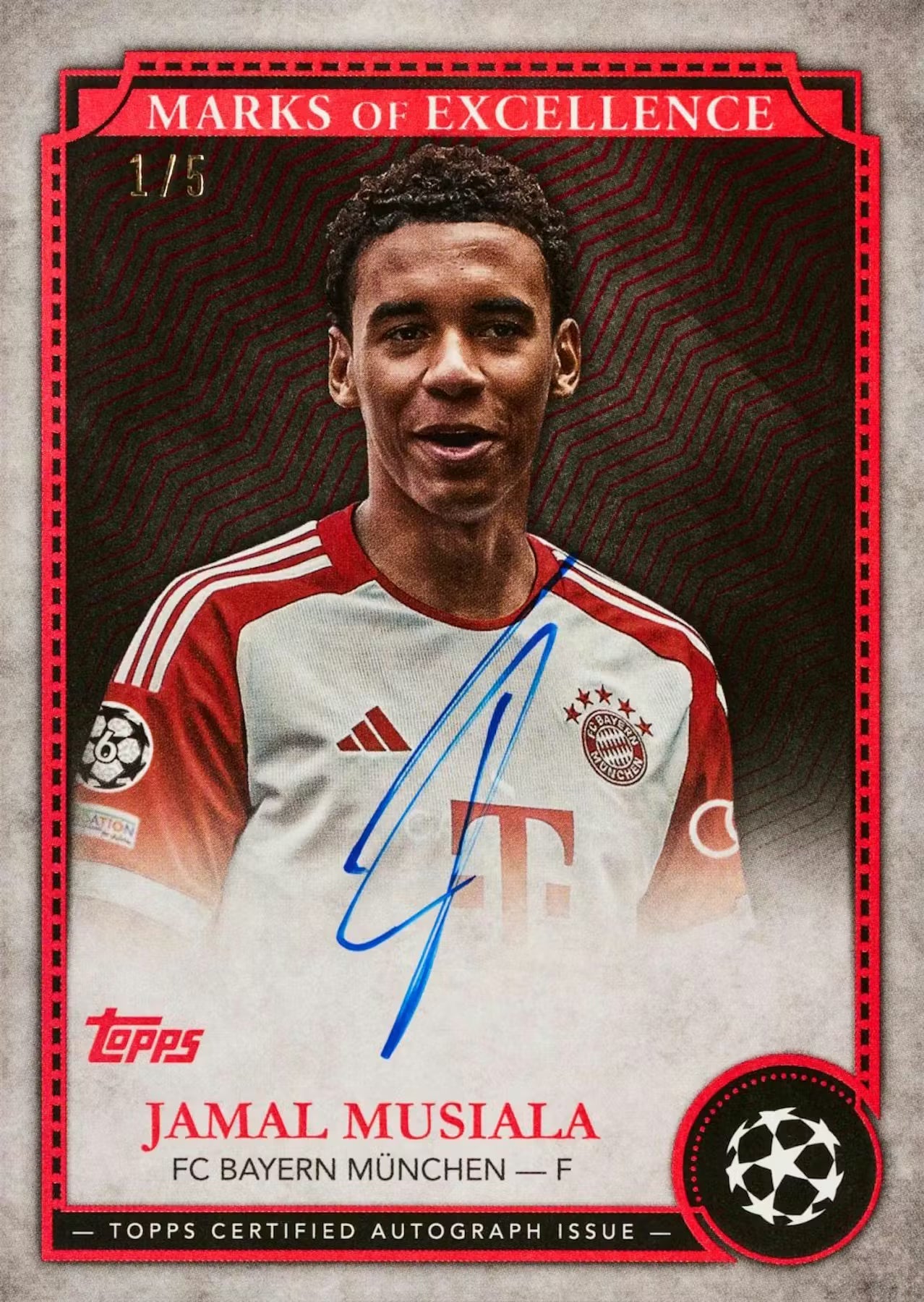 2024-25 Topps Chrome UEFA Club Competitions Soccer Blaster Trading Cards
