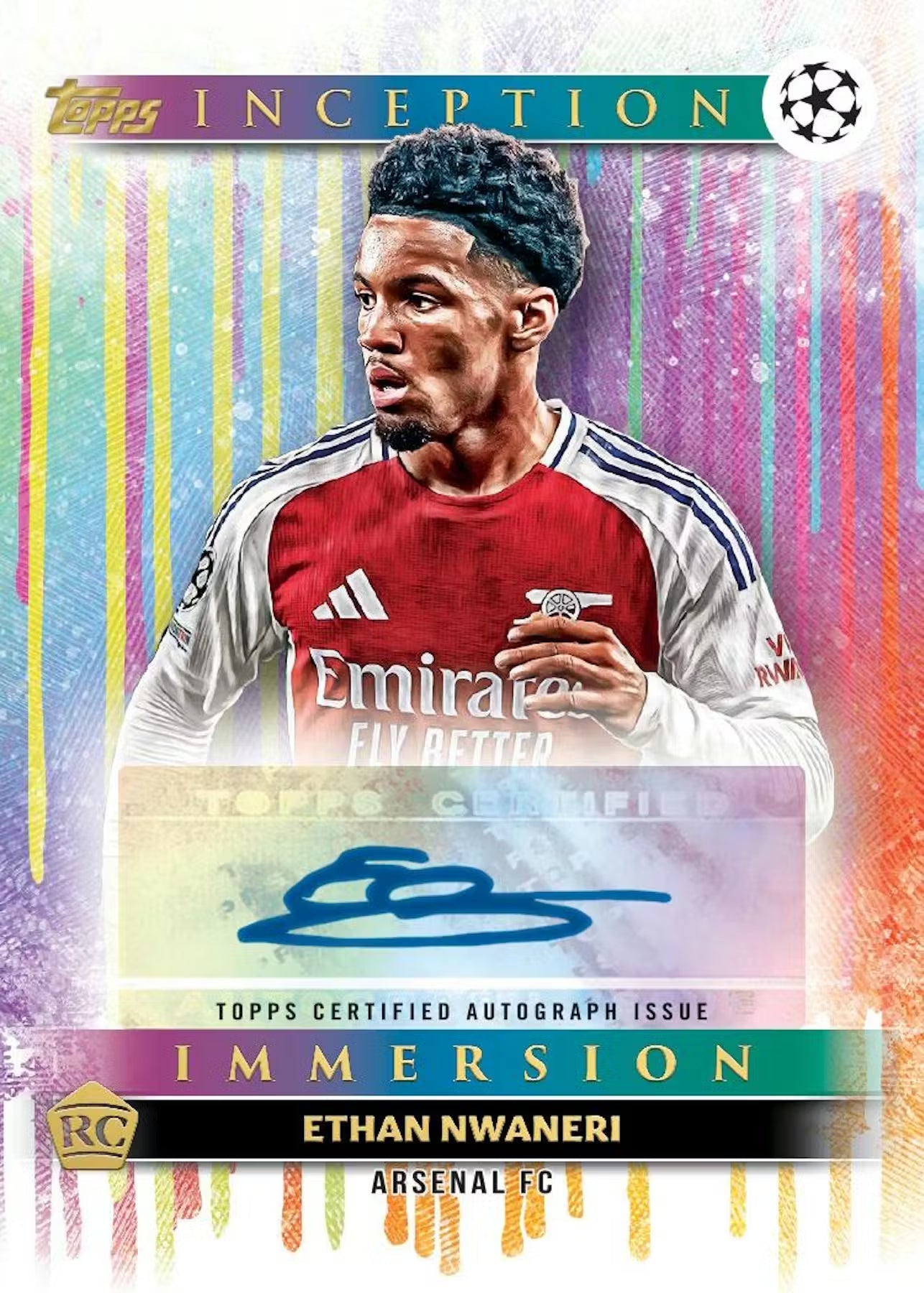 2024-25 Topps Inception Soccer UEFA Club Competitions Trading Cards