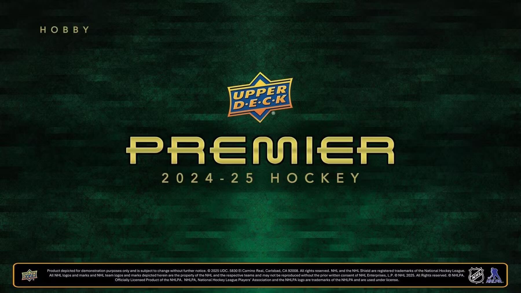 2024-25 Upper Deck Premier Hockey Hobby Trading Cards