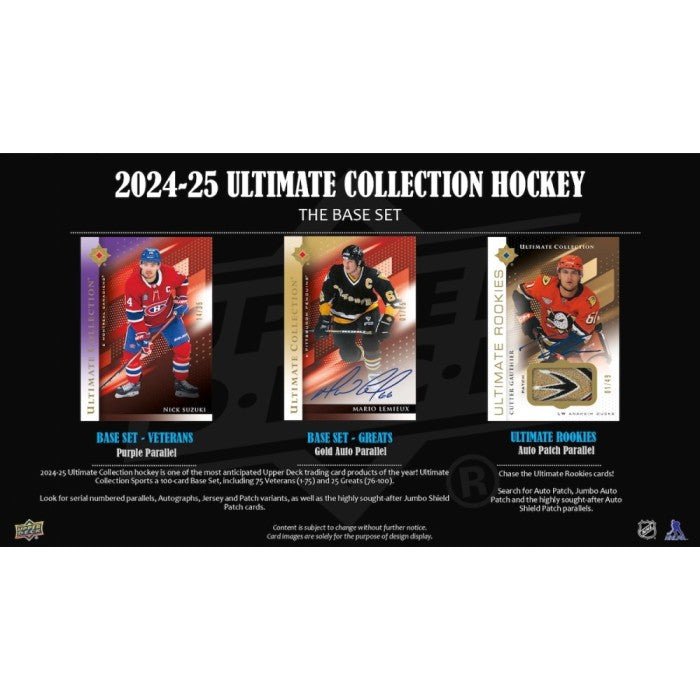 2024-25 Upper Deck Ultimate Collection Hockey Hobby Trading Cards