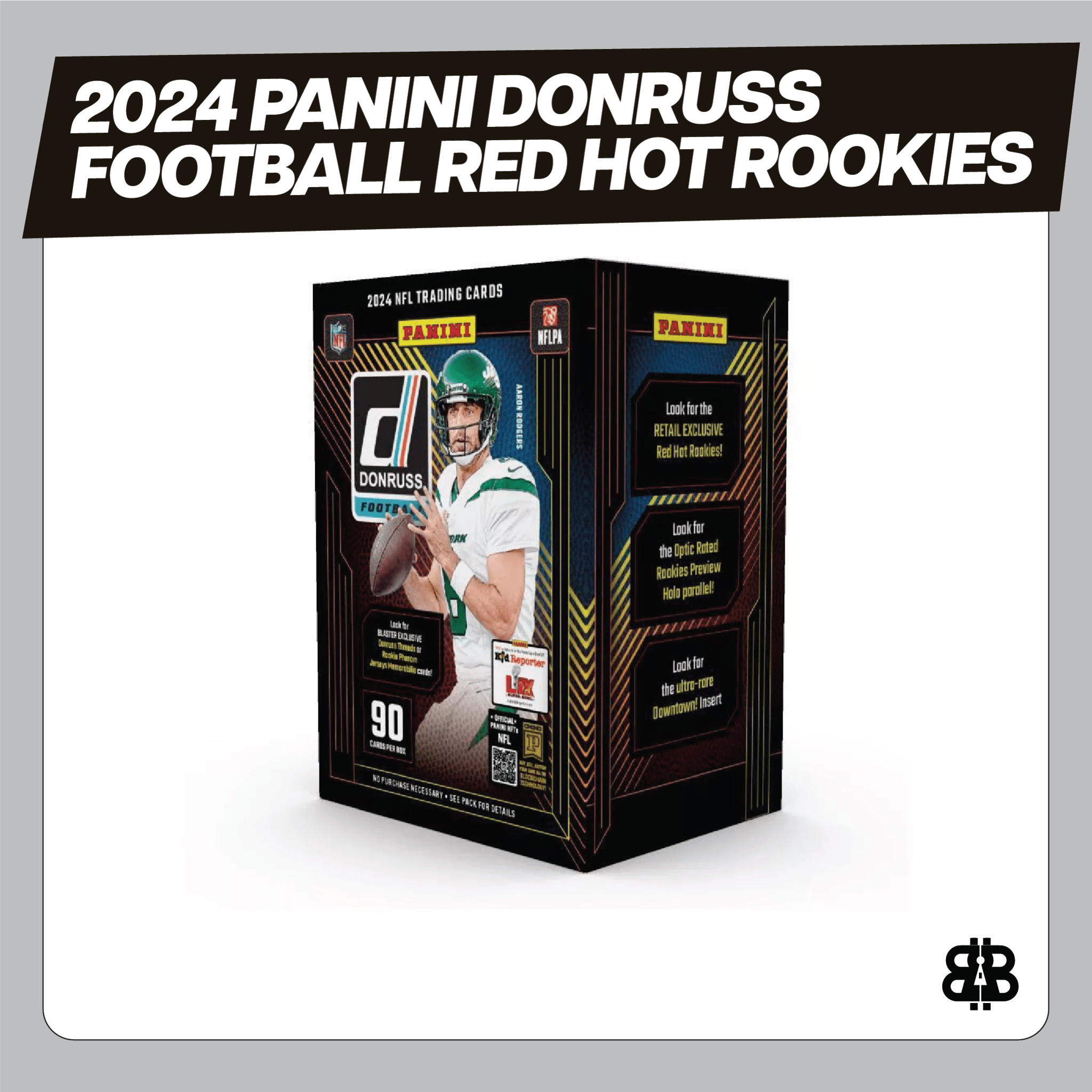 2024 Panini Donruss Football Red Hot Rookies Blaster Trading Cards LV