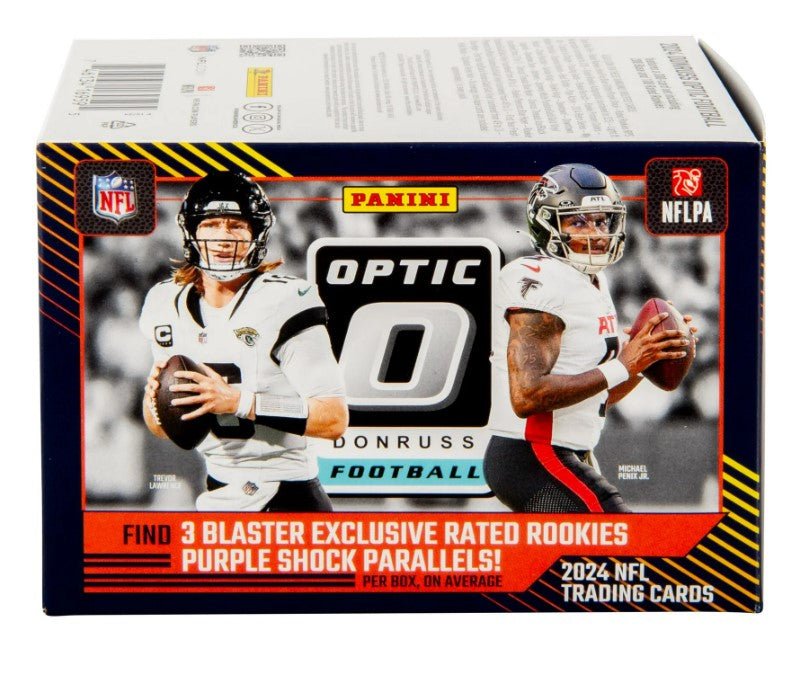 2024 Panini Donruss Optic Football Blaster Trading Cards Purple Shock LV