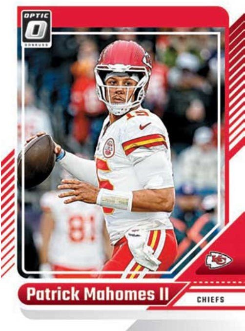 2024 Panini Donruss Optic Football Blaster Trading Cards Purple Shock LV