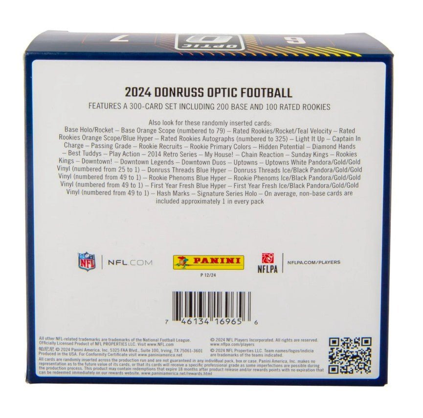 2024 Panini Donruss Optic Football Mega Trading Cards
