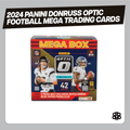 2024 Panini Donruss Optic Football Mega Trading Cards Blue Hyper LV
