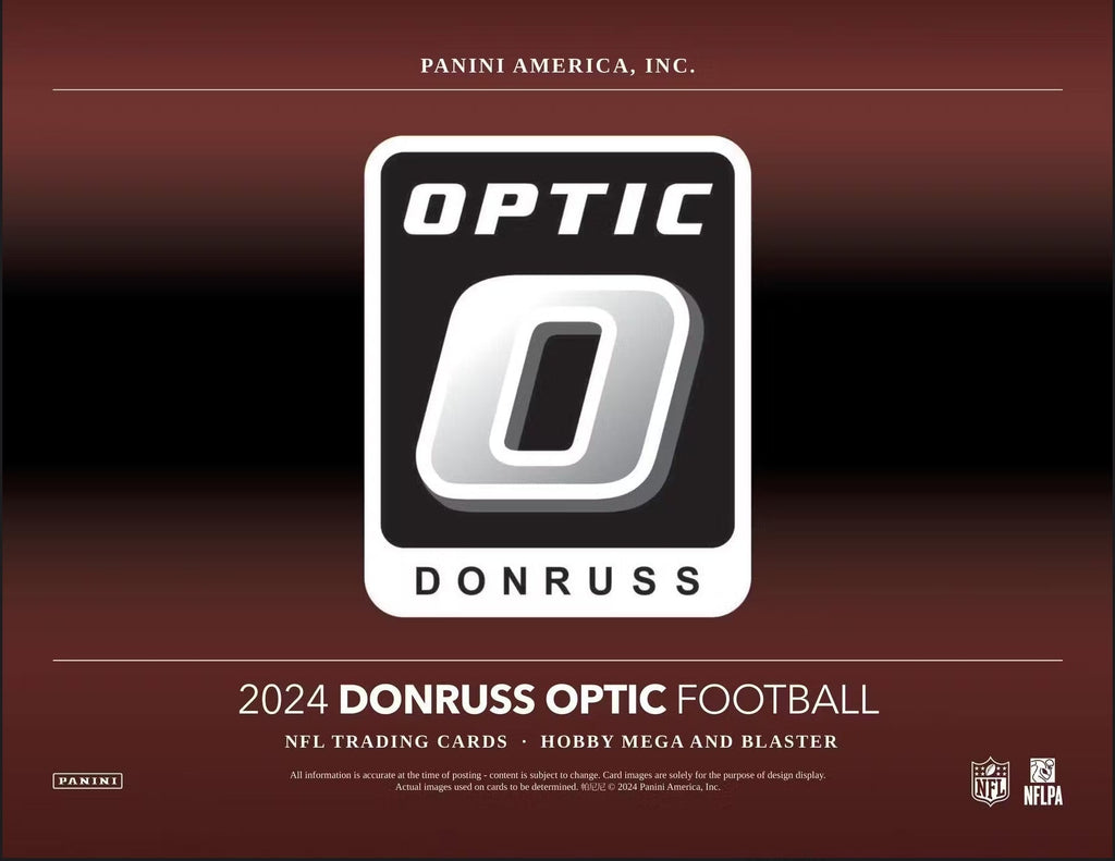 2024 Panini Donruss Optic Football Mega Trading Cards Blue Hyper LV