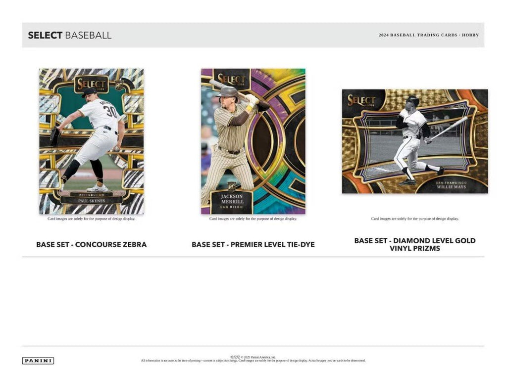 2024 Panini Select Baseball FOTL Trading Cards