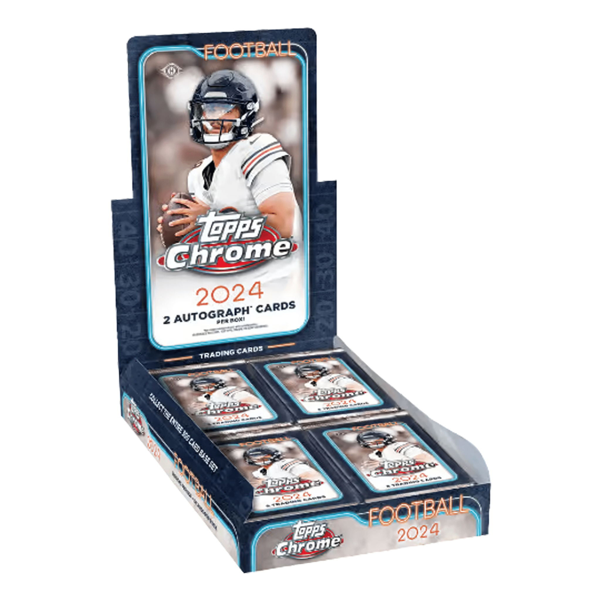 2024 Topps Chrome Football Hobby Trading Cards LV