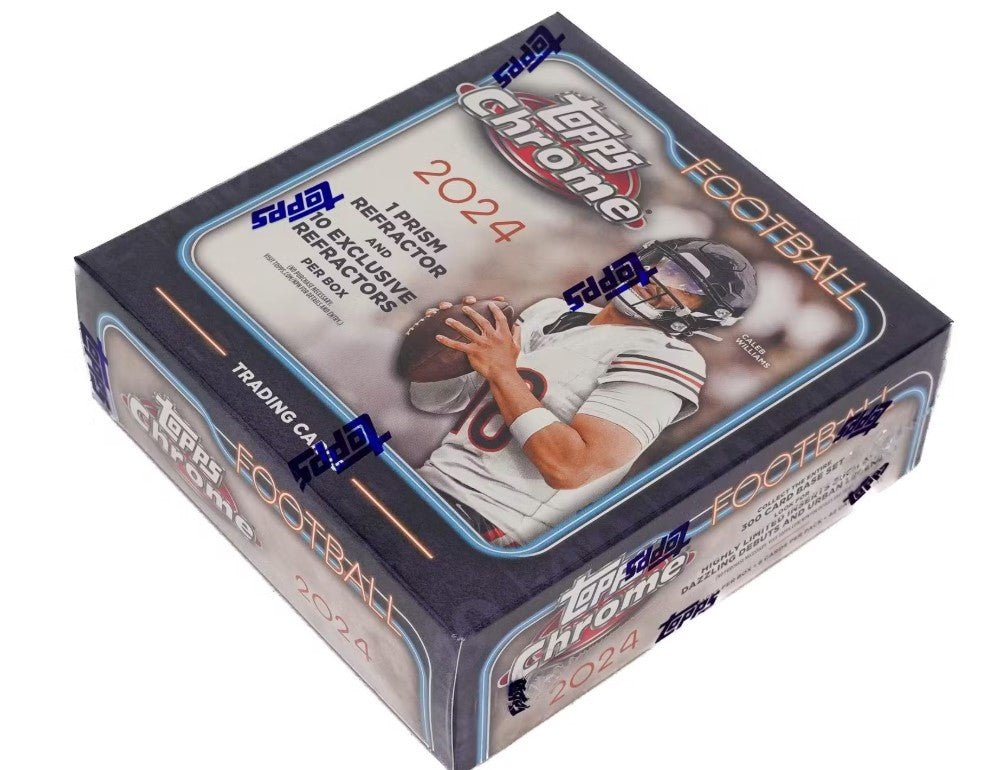 2024 Topps Chrome Football Mega Trading Cards