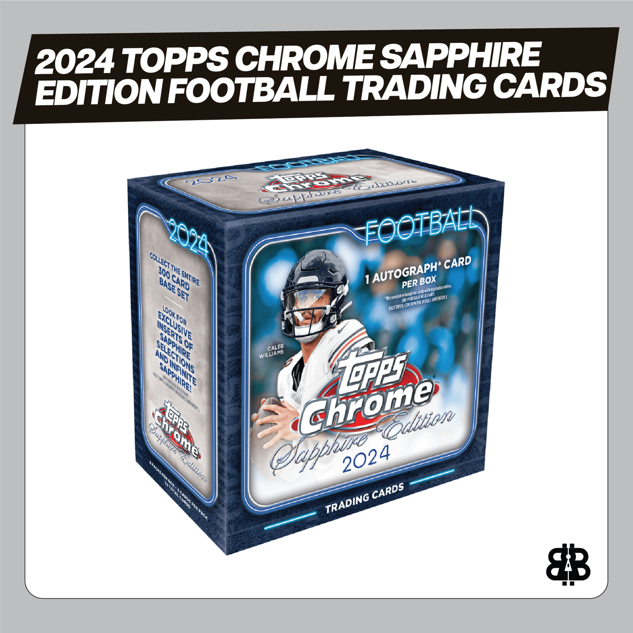 2024 Topps Chrome Sapphire Edition Football Trading Cards LV