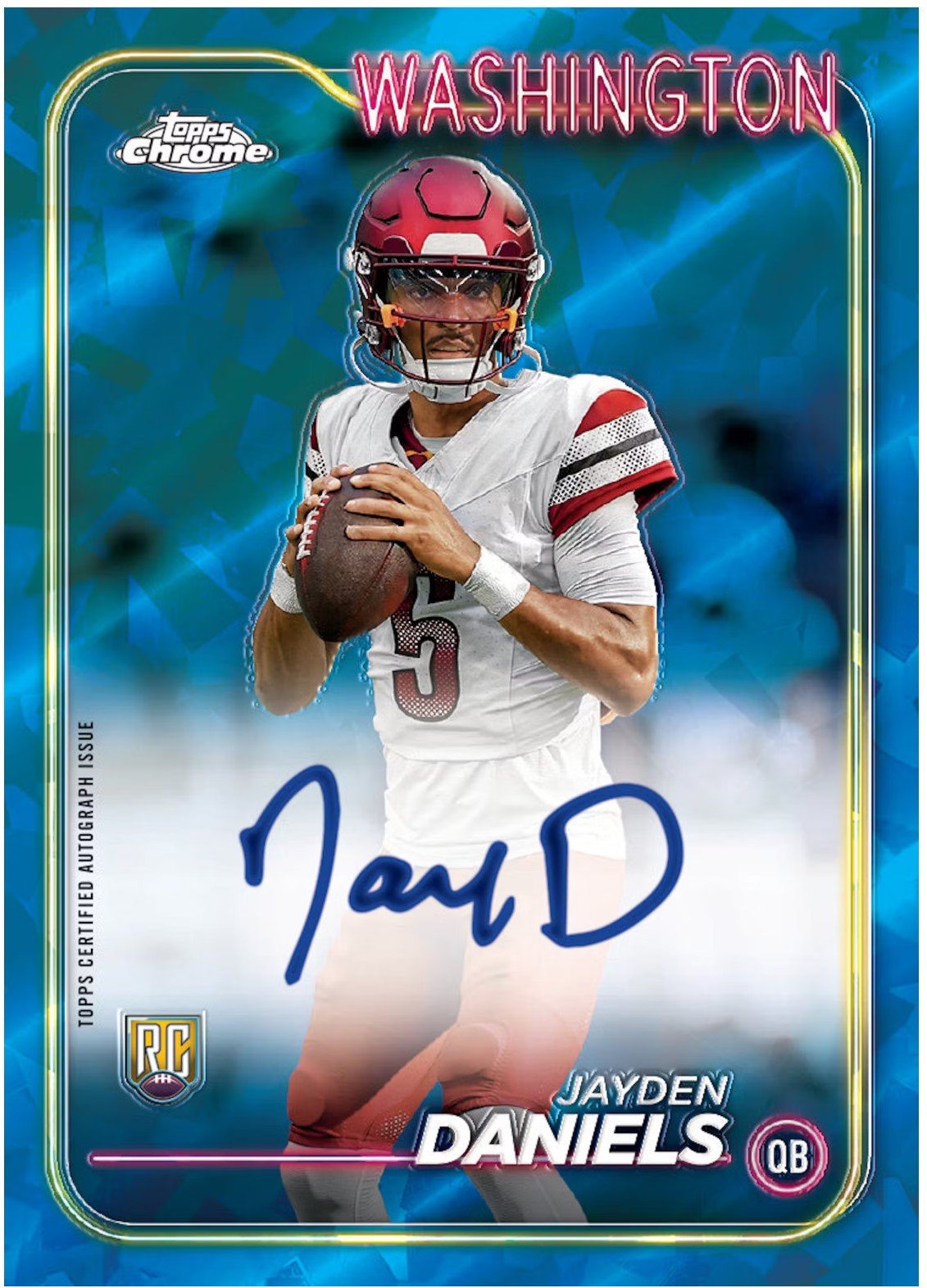 2024 Topps Chrome Sapphire Edition Football Trading Cards