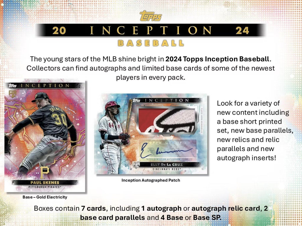 2024 Topps Inception Baseball Hobby Trading Cards