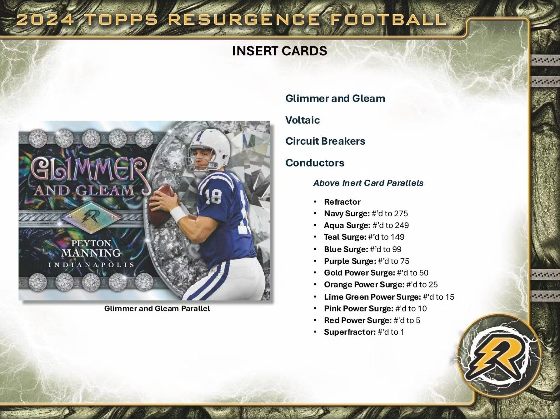 2024 Topps Resurgence Football Hobby Trading Cards