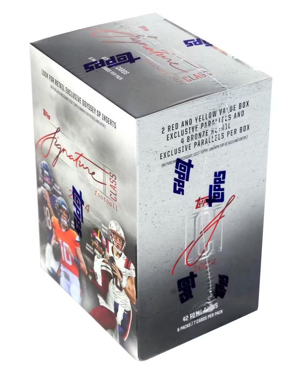 2024 Topps Signature Class Football Blaster Trading Cards