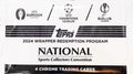 2024 Topps UEFA Club Competitions Soccer National Convention Chrome Silver Pack Trading Cards