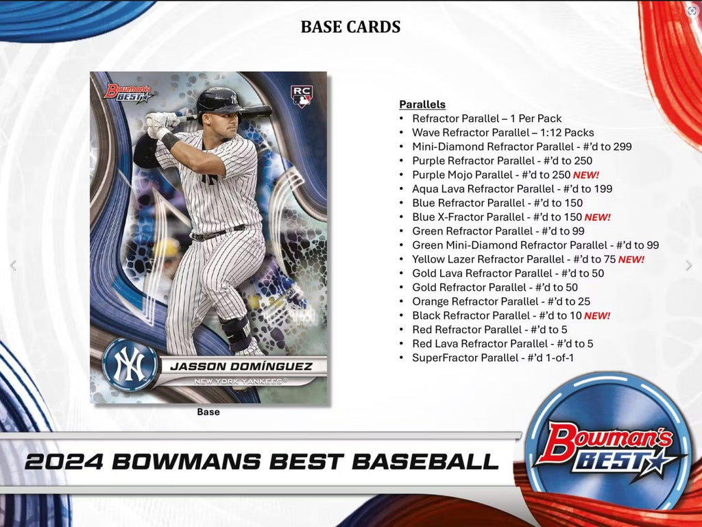 2024 Topps Bowman Best Baseball Hobby Trading Cards