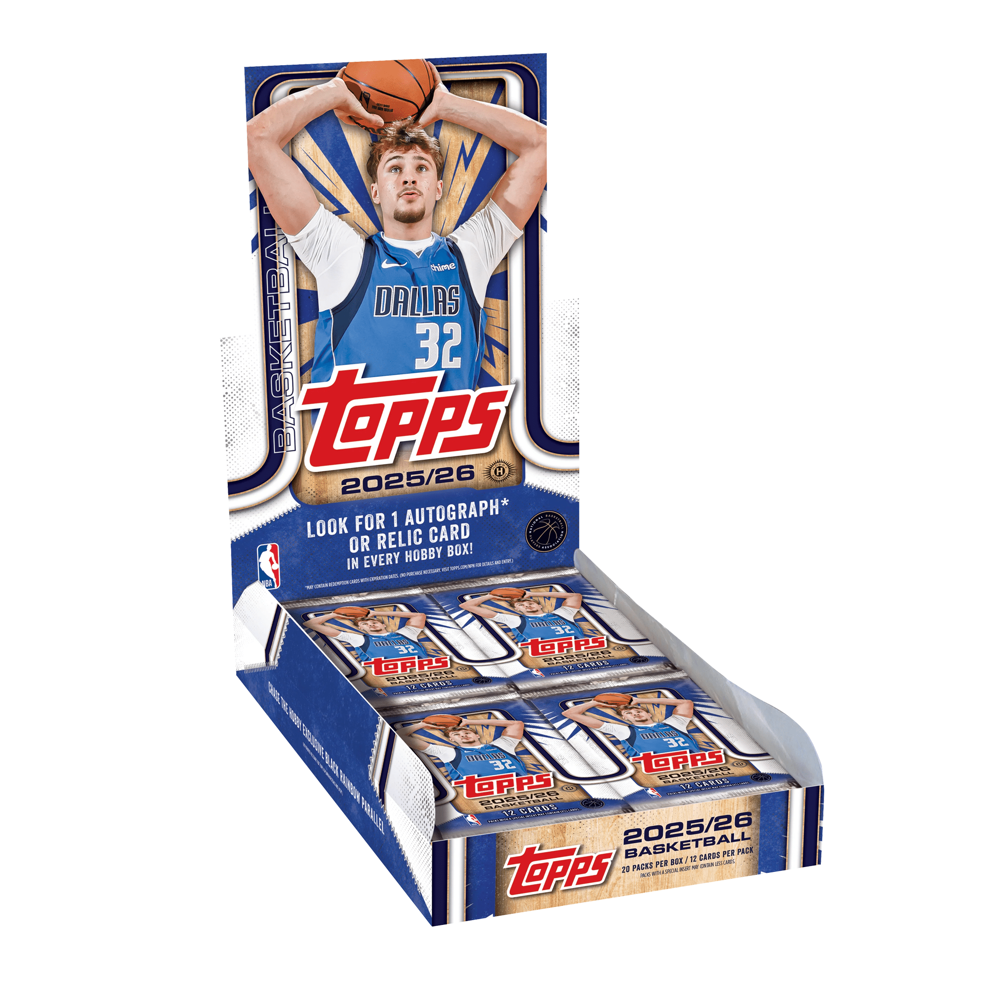 2025-26 Topps Basketball Hobby Trading Cards LV