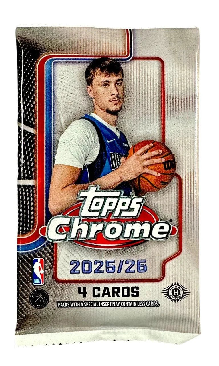 2025-26 Topps Chrome Basketball Hobby Trading Cards