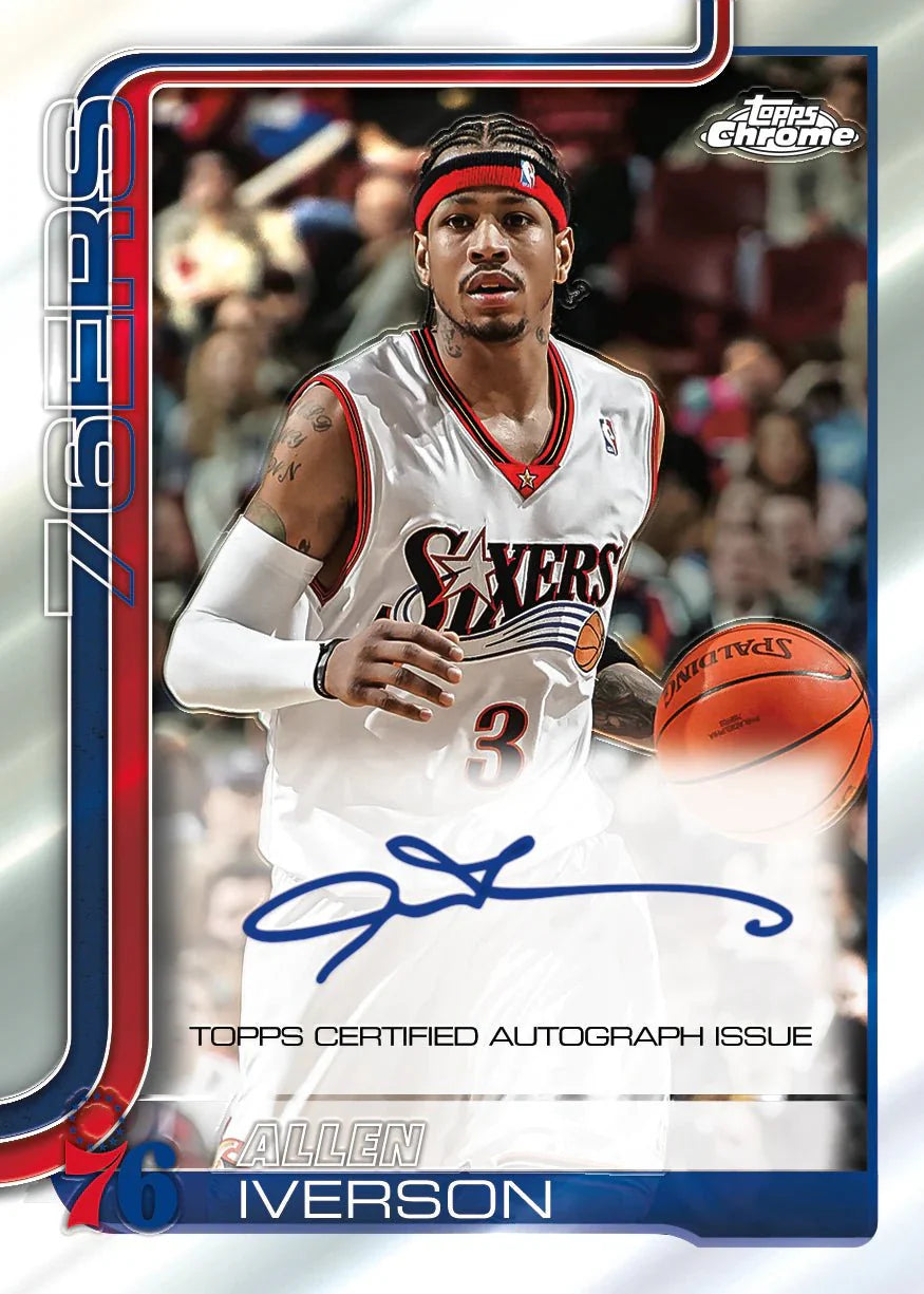 2025-26 Topps Chrome Basketball Jumbo Trading Cards
