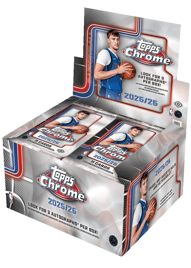 2025-26 Topps Chrome Basketball Jumbo Trading Cards