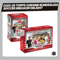 2025-26 Topps Chrome Bundesliga Soccer Breaker Delight Trading Cards LV