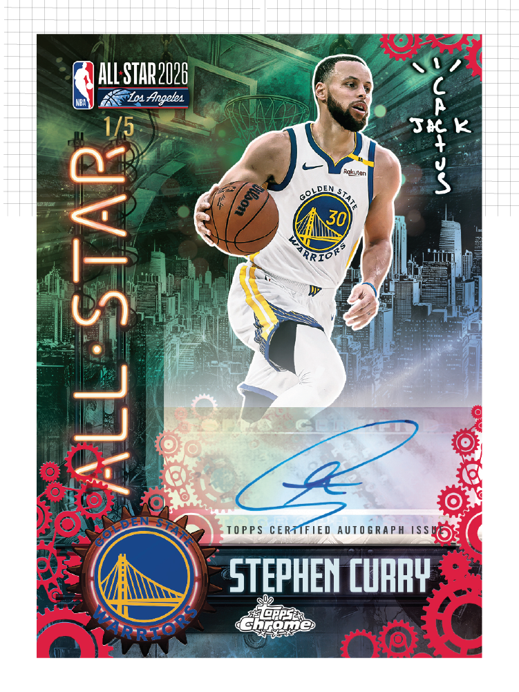 2025-26 Topps Chrome Cactus Jack Basketball x NBA All-Star Game Hobby Trading Cards