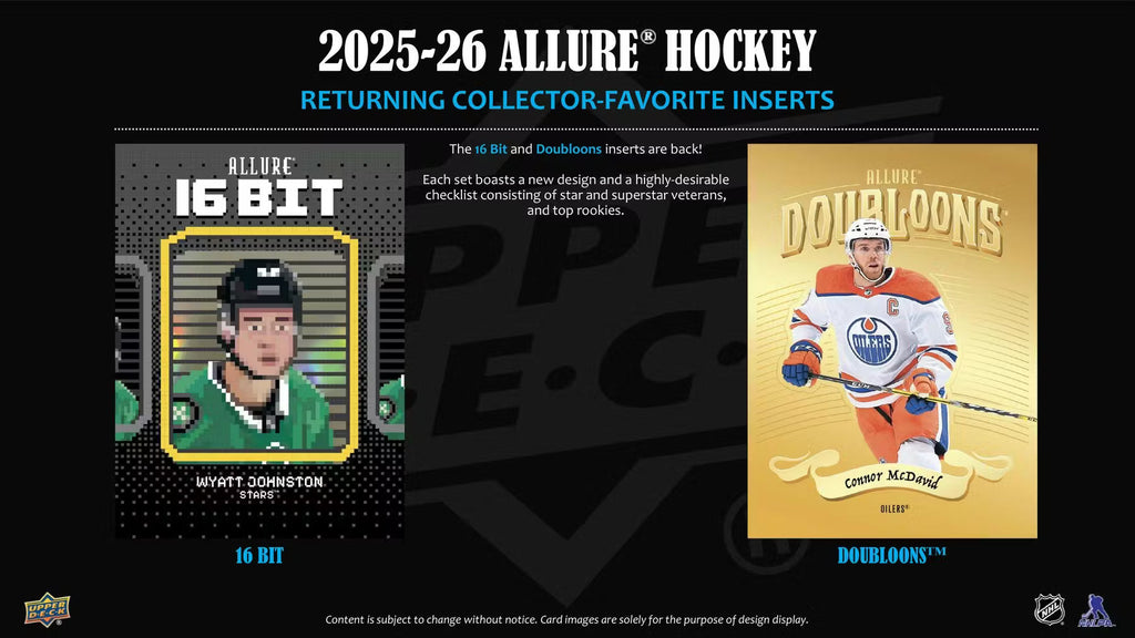 2025-26 Upper Deck Allure Hockey Hobby Trading Cards