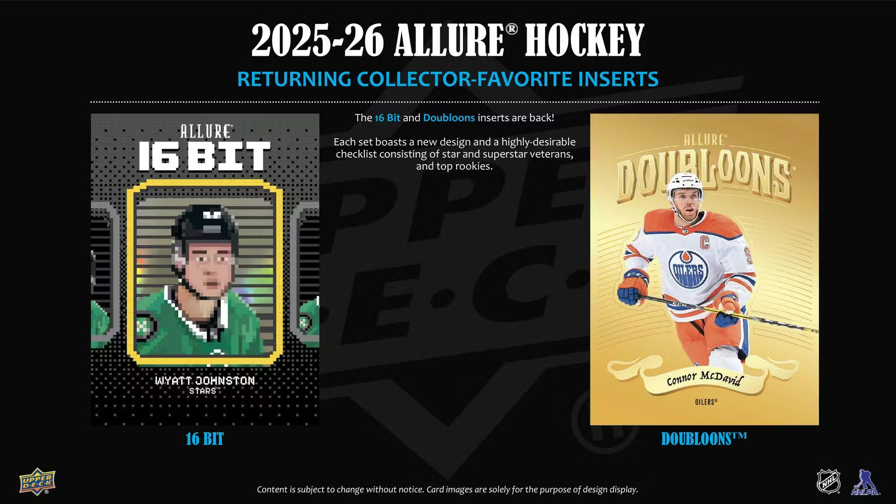 2025-26 Upper Deck Allure Hockey Hobby Trading Cards