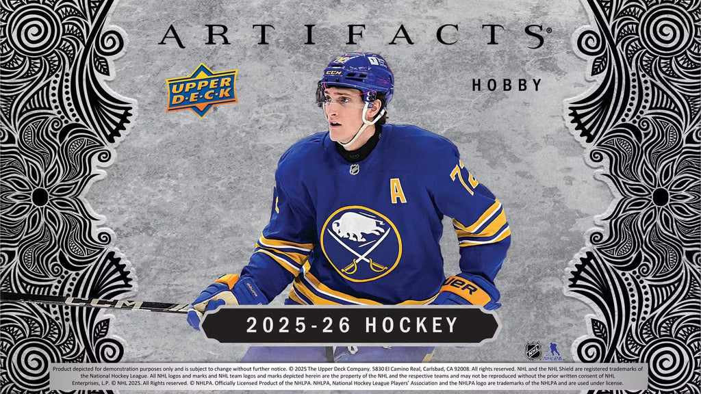 2025-26 Upper Deck Artifacts Hockey Hobby Trading Cards