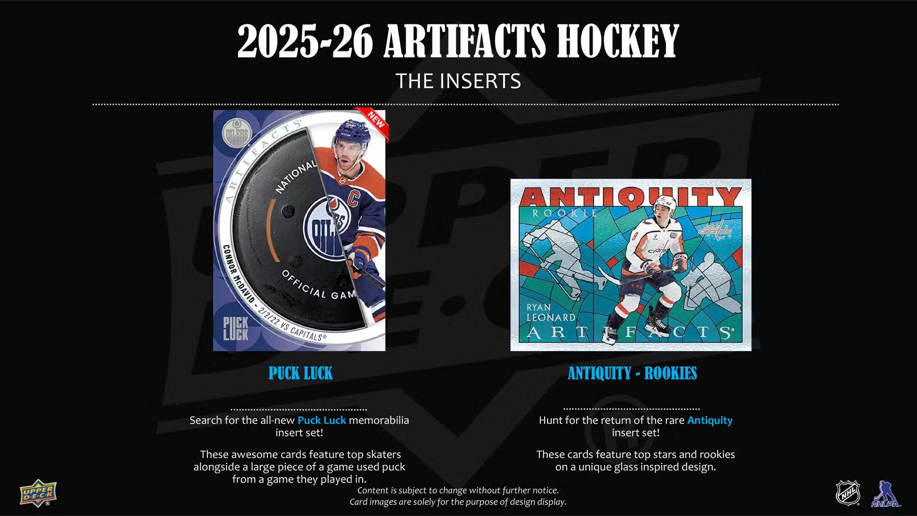 2025-26 Upper Deck Artifacts Hockey Hobby Trading Cards