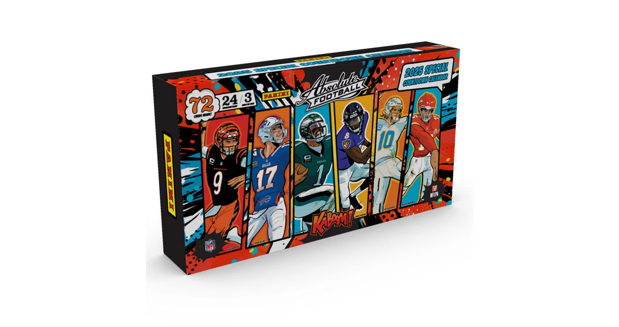 2025 Panini Absolute Football Countdown Calendar Trading Cards