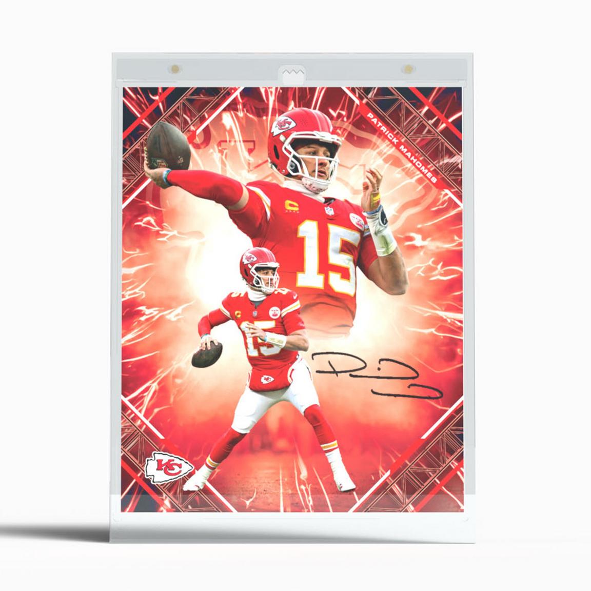 2025 Fanatics Under Wraps Emanate Football Autographed Photo