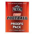 2025 Leaf Metal Football Proof Pack Trading Cards