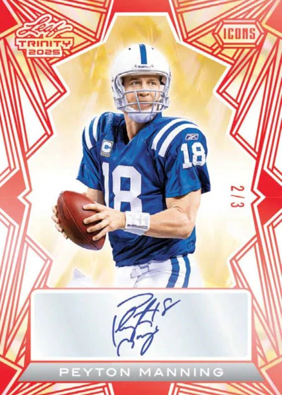 2025 Leaf Trinity Football Hobby Trading Cards