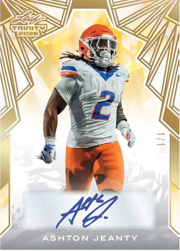 2025 Leaf Trinity Football Hobby Trading Cards