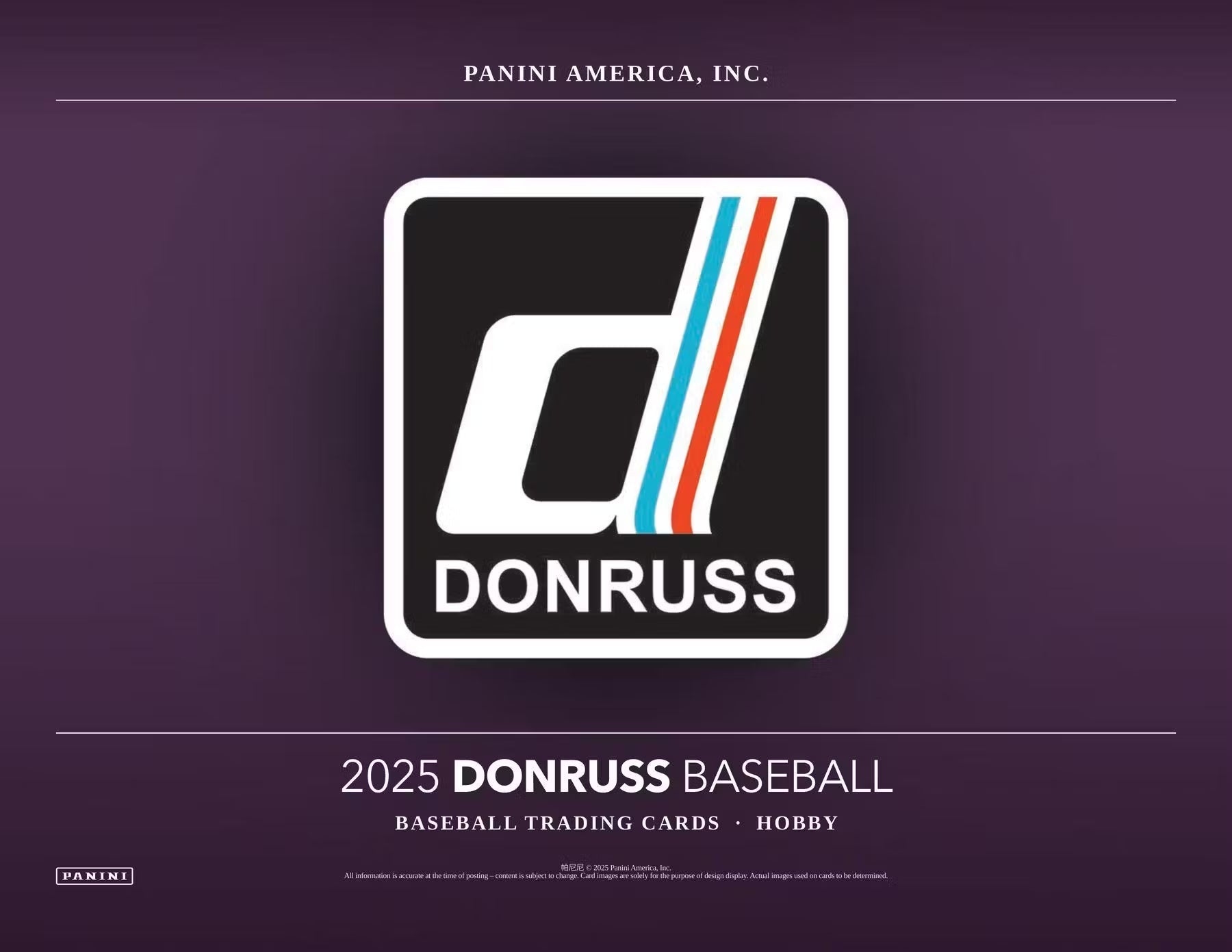 2025 Panini Donruss Baseball Hobby Trading Cards