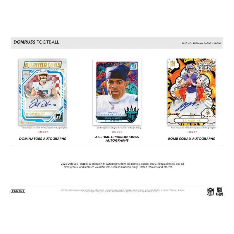 2025 Panini Donruss Football Hobby Trading Cards