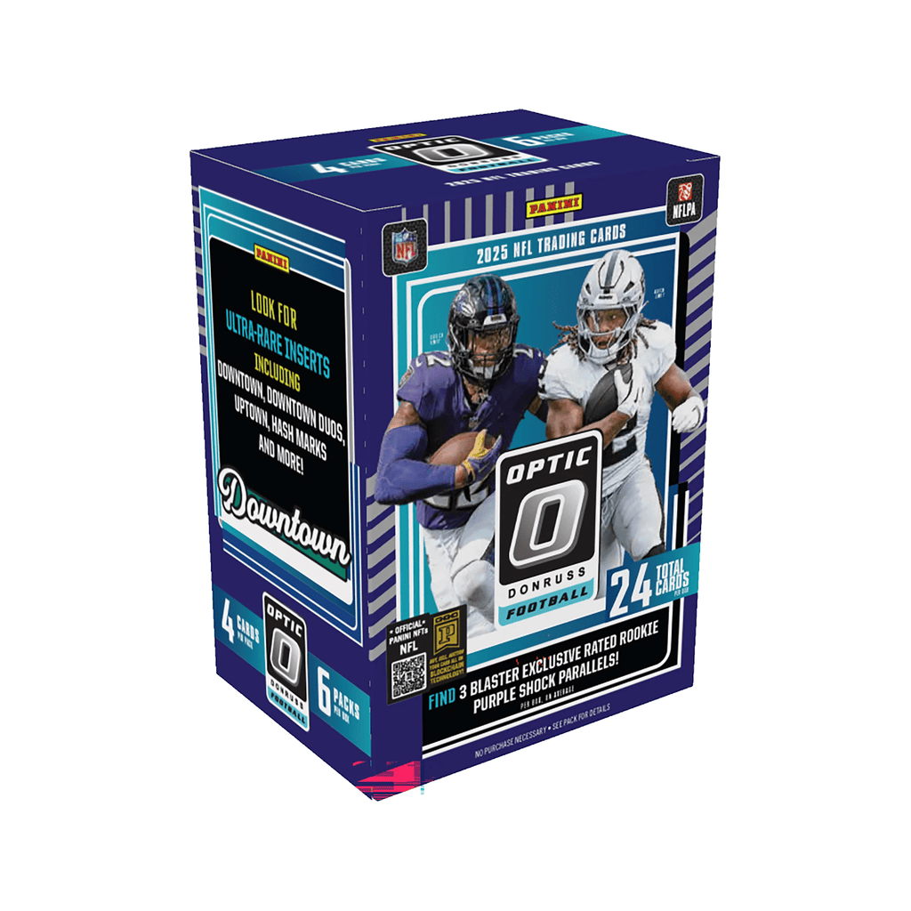 2025 Panini Donruss Optic Football Blaster Trading Cards Purple Shock LV