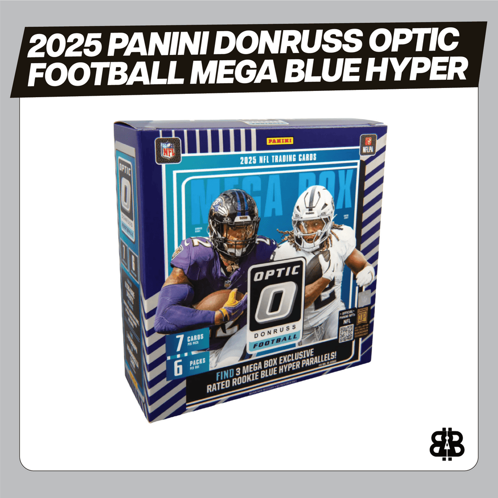 2025 Panini Donruss Optic Football Mega Trading Cards Blue Hyper LV